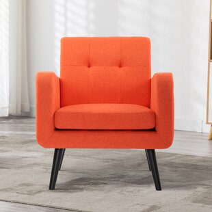 Orange 2024 chairs wayfair